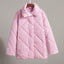 Baggy Matte Glossy Lapel Cotton-Padded Coat