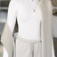 Long Sleeve Crop T-Shirt with Ribbed Texture
