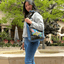 Sac à bandoulière Lotus fait main de la collection Kathmandu