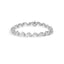 Pulsera de Enlace Espiral y Clúster de Diamantes en Oro Blanco de 14K - 2.00 Cttw