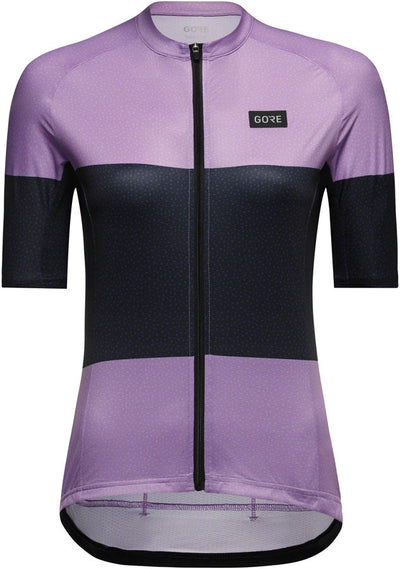 Gorewear Spirit Stripes Jersey - Purple/Orbit Blue Women's Large