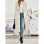 Elegant Long Sleeve Hooded Wool Women's Overcoat