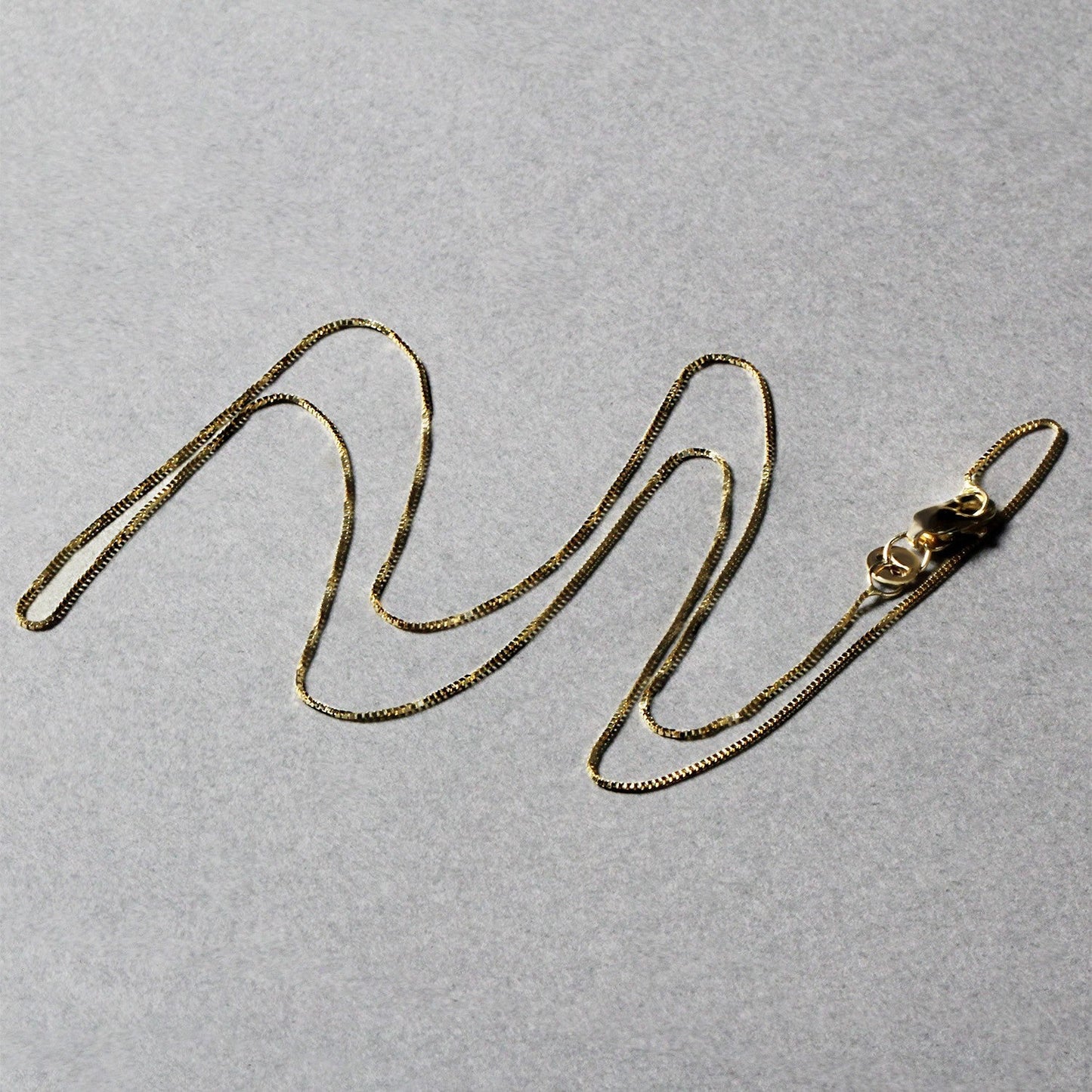 14k Yellow Gold Classic Box Chain - 0.45mm