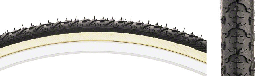 Pneu Kenda Kross Cyclo - 27 x 1-3/8 Clincher Wire Noir/Tan