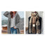 Women's Thickened Tweed Medium-Length Trench Coat