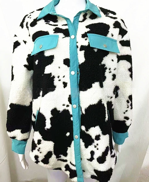 Abrigo de Camisa con Solapa Euro-Americano Otoño/Invierno