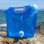 Sacs d'eau portables pliables pour aventures en plein air