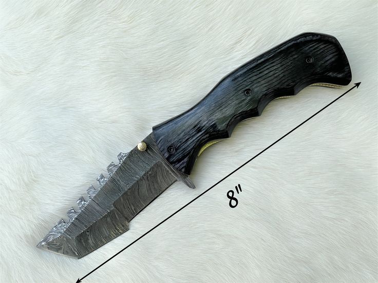 Urban Tactical Folding Knife – 8" Premium Damascus Steel Blade with Pakka Wood Grip - Korvel