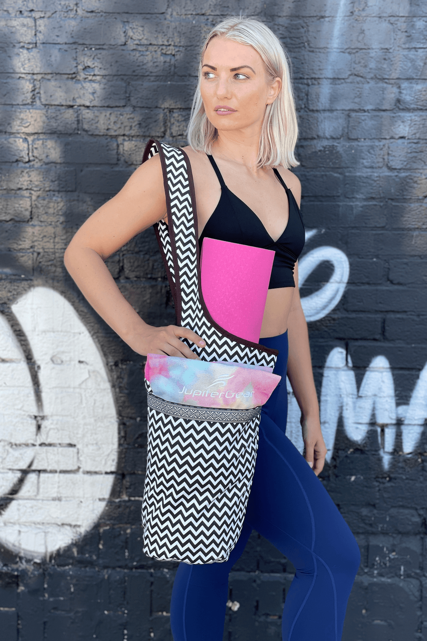 Sac de transport pour tapis de yoga JupiterGear avec grandes poches