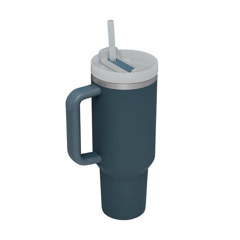 Gobelet Isotherme de 40 Oz avec Poignée et Paille