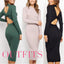 Robe Pull Élegante Femme Sans Dos avec Nœud