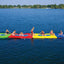 Camino y Lounge Flotante WOW Watersports para Piscina y Lago - Rojo