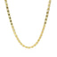 Collier en chaîne en cœur en or jaune 14 carats - 2,9 mm