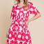 Trendy Floral Print Ruched Dress for Effortless Style