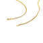 Chaîne en or jaune 14k avec maillons en câble et finition diamantée - 2,6 mm