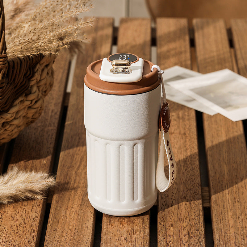 Botella Térmica Digital Inteligente - Taza de Acero Inoxidable Aislada de 450ml