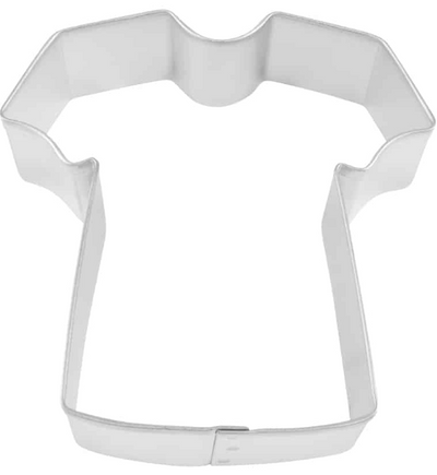 Premium 3.5" Tin Cookie Cutter T-Shirt Shape