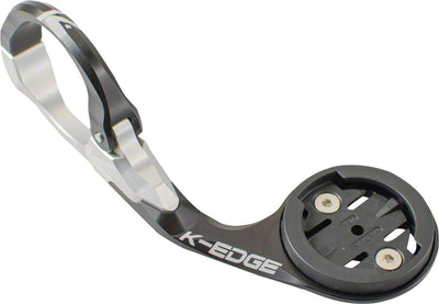K-EDGE Garmin Race Handlebar Mount - 31.8mm Black/Silver