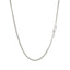 10k White Gold Gourmette Chain 1.5mm