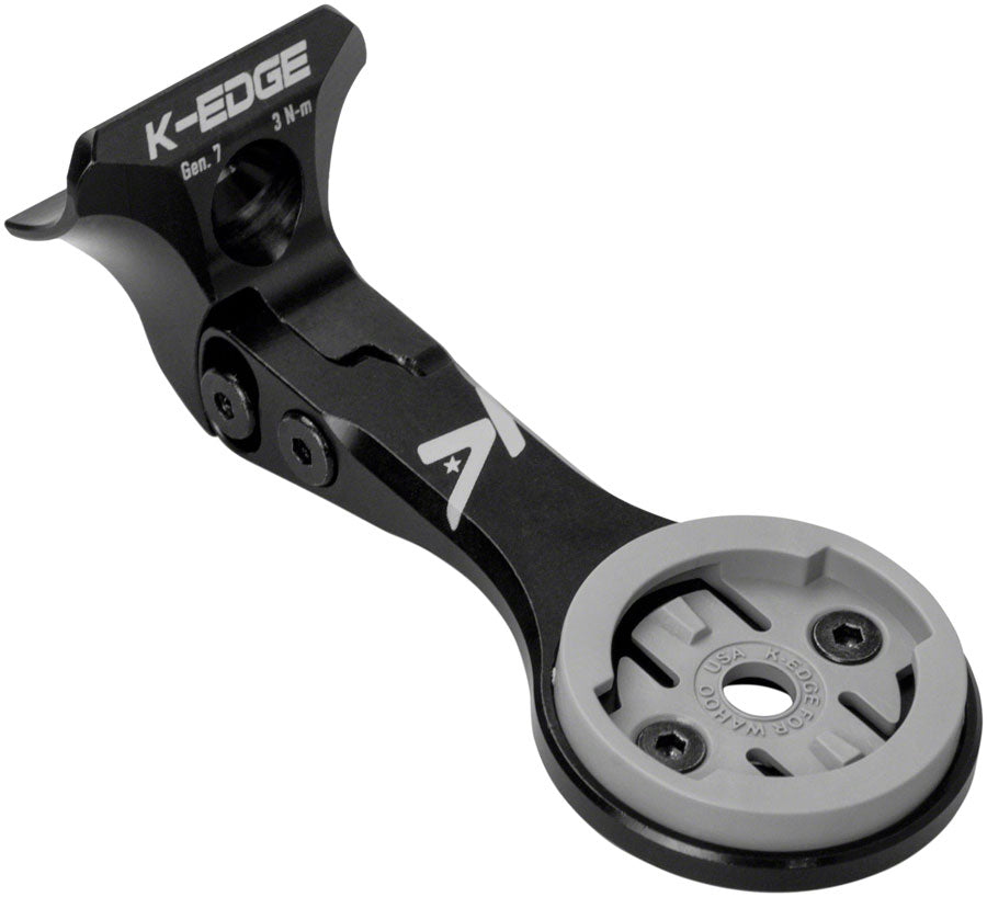 K-EDGE Wahoo Gen 7 Madone/Emonda Computer Mount - Black Anodize