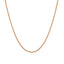 14k Rose Gold Adjustable Popcorn Chain 1.3mm