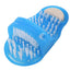 Brosse de nettoyage des pieds premium avec chausson pour un entretien sans effort