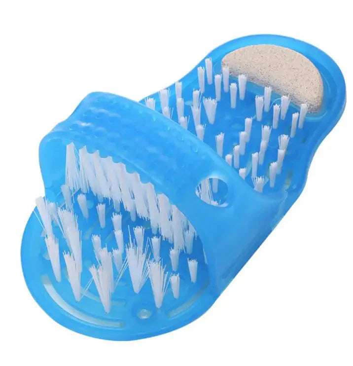 Brosse de nettoyage des pieds premium avec chausson pour un entretien sans effort