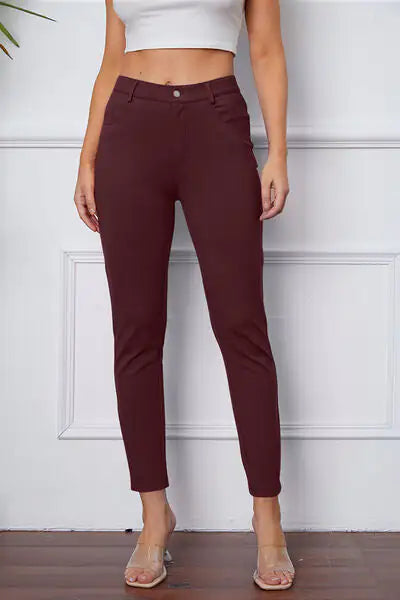 Pantalones Esenciales de Puntada Elástica
