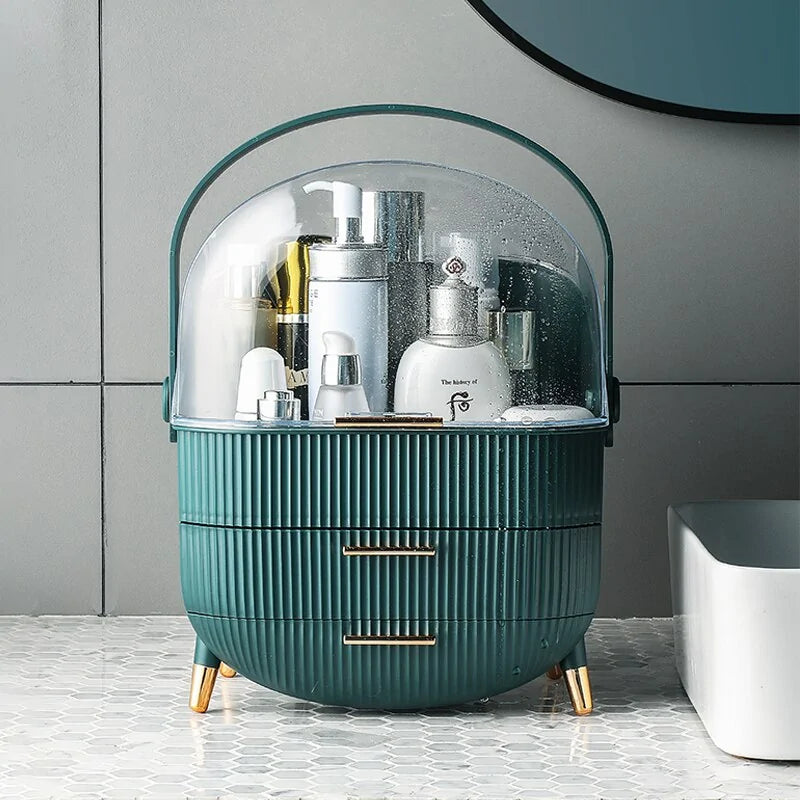 Elegant Cosmetic Storage Box Organizer