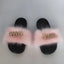 Plush Imitation Fox Fur Flip Flops for Ultimate Comfort