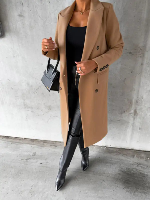 Elegant Business Casual Overcoat for Women