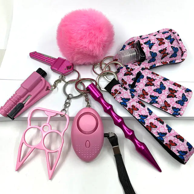 Compact Survival Self Defense Keychain