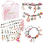 Kit de Charms de Joyería Navideña - Set DIY de 112 Piezas