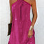 Elegant Halter Strapless Sequin Formal Dress