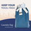 5 Set Packing Cubes - Travel Organizers with Laundry Bag - Navy Blue