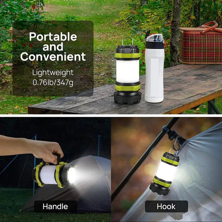 BossLamp Camp Lantern: Dual Light & Power Solution