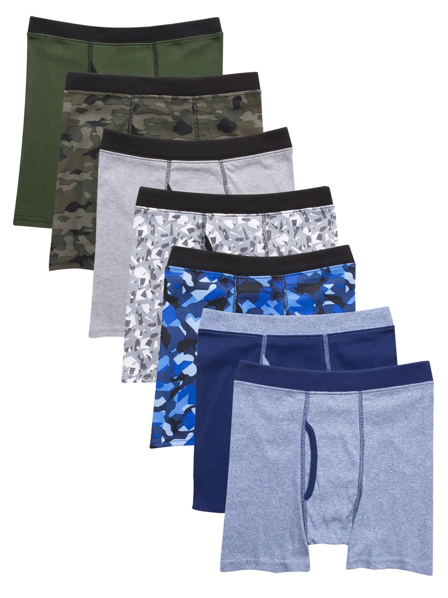 Bóxer Corto Comfort Flex para Niños Hanes - Paquete de 10 (2-3T, Variados)