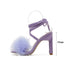 Feather Women High Heels - Elegant and Chic Footwear