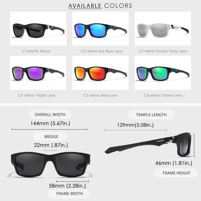 Lunettes de sport polarisées premium pour hommes et femmes