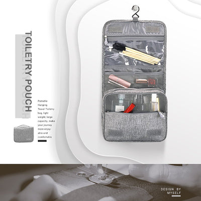 Premium Travel Hanging Toiletry Bag - Waterproof Organizer
