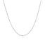 14k White Gold Diamond Cut Cable Link Chain - 0.8mm