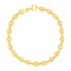 Pulsera de eslabones marineros de oro amarillo de 14k con alto pulido