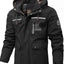 Men's Plus Size Hooded Windproof Coat