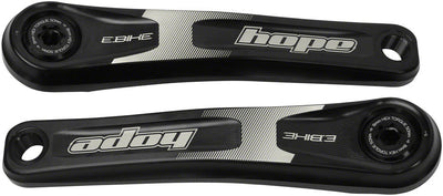 Juego de Brazo de Manivela Hope Ebike - 155mm Offset Estándar ISIS Negro