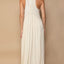 Elegant Sleeveless Back Zipper Maxi Dress