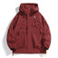 Loose Cargo Waterproof Jacket Coat with Hood