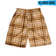Men's Plaid Casual Beach Shorts