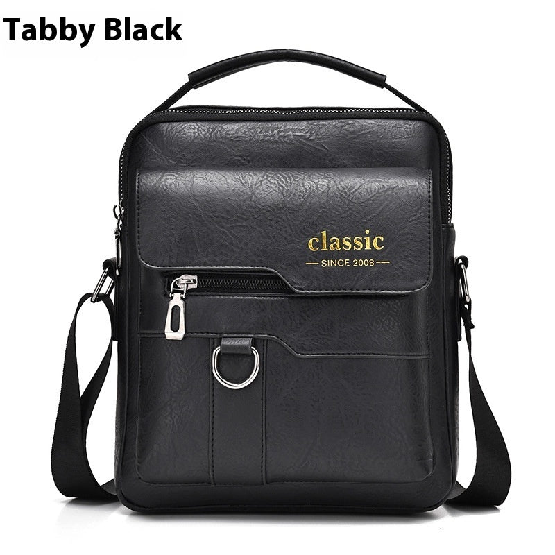 Sac messager pour homme premium - Sac bandoulière en PU cuir élégant