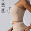 Premium Crop Top Sports Bra with Built-In Pads for Women