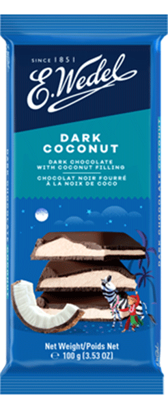 Wedel Dark Coconut Chocolate 100g